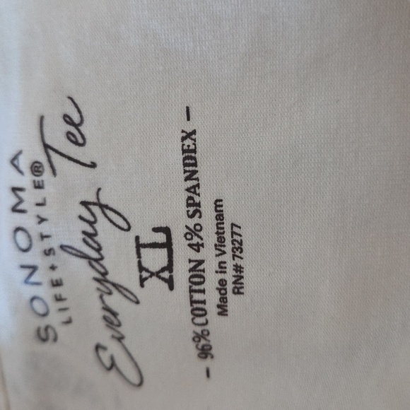 Sonoma Jewel Neck Vintage Top in Size XLarge Like New - Picture 3 of 6